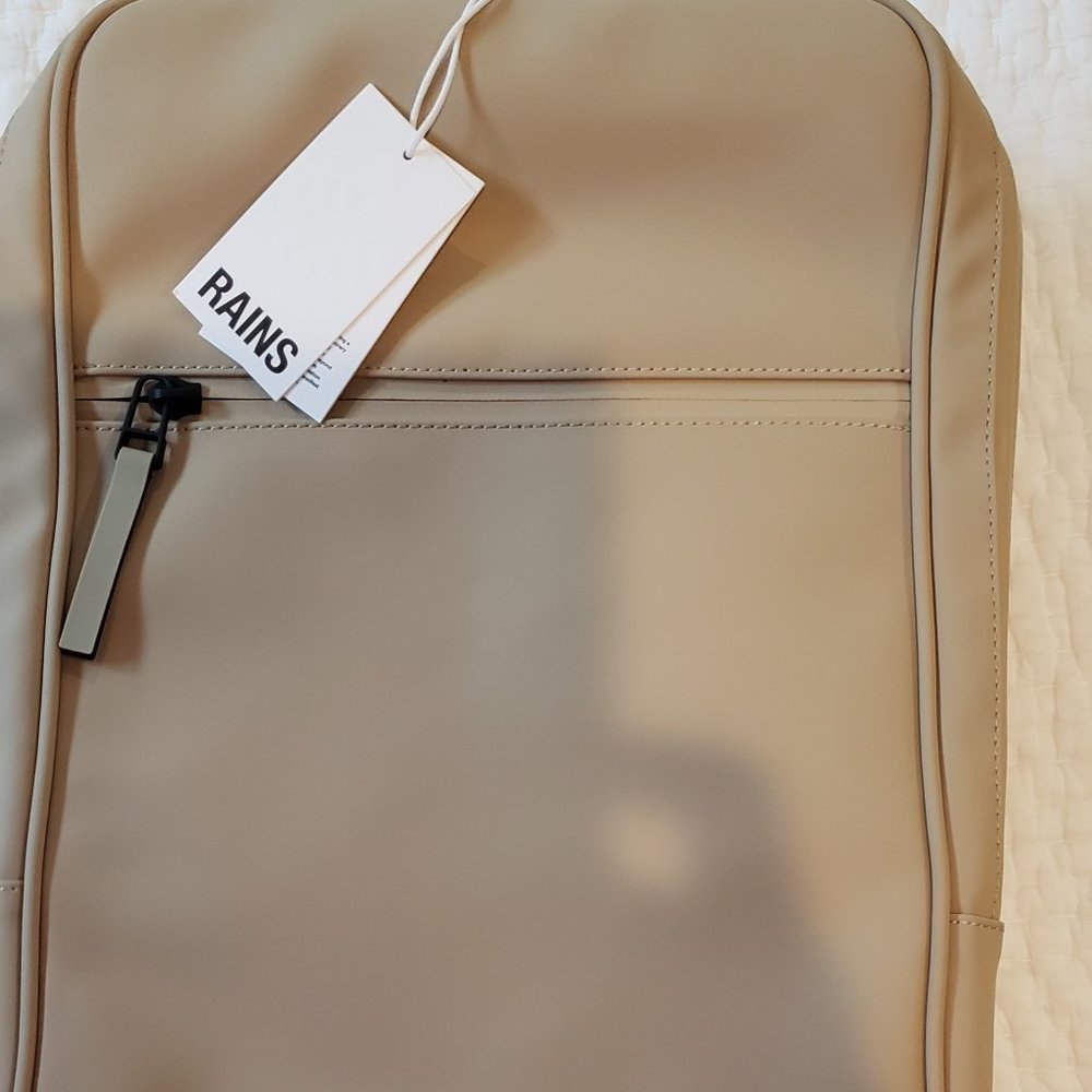 NWT: Rains Book Backpack - Picture 4 of 5